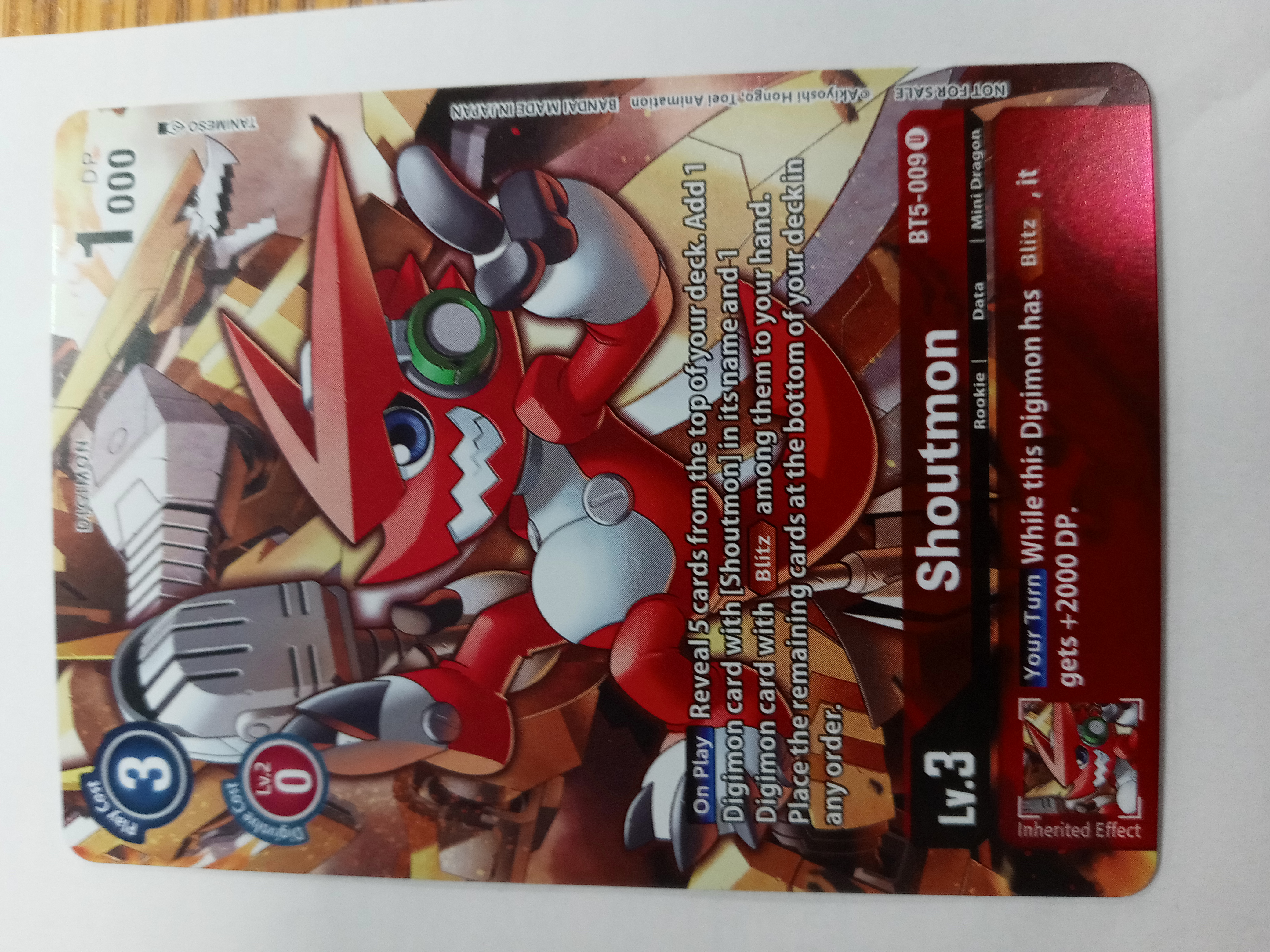 Shoutmon BT5-009 (Tamers Evolution Box 2)